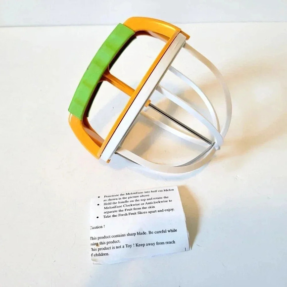 Melon Ease Cutter Wedger HW0114 Comfort Grip Dishwasher Safe - Picture 3 of 4